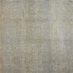 Square Contemporary Khaki Green Modern Rug, con1212