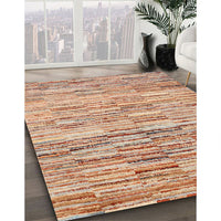 Contemporary Brown Modern Rug, con1218