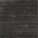 Square Contemporary Charcoal Black Modern Rug, con121