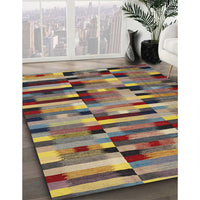 Contemporary Reddish Brown Modern Rug, con1220