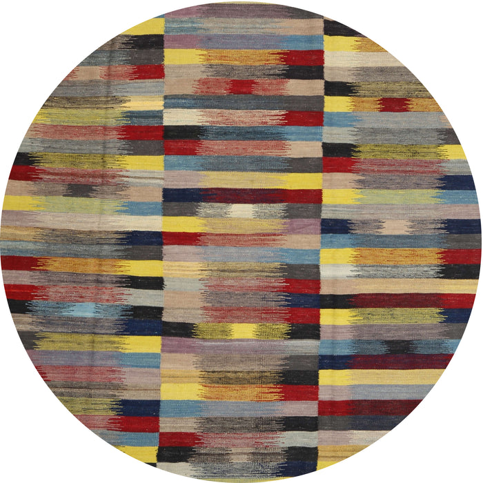 Square Machine Washable Contemporary Sepia Brown Rug, wshcon1220