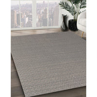 Contemporary Mocha Brown Modern Rug, con1223