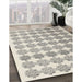 Machine Washable Contemporary Sage Green Rug in a Family Room, wshcon1225