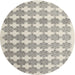 Square Machine Washable Contemporary Sage Green Rug, wshcon1225