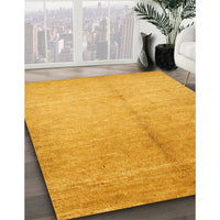 Contemporary Dark Orange Modern Rug, con1226