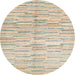 Sideview of Contemporary Camel Brown Modern Rug, con1229