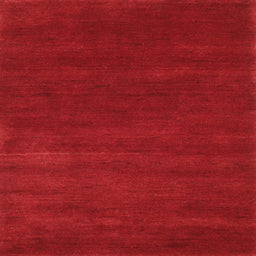 Square Contemporary Red Modern Rug, con122