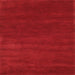 Square Contemporary Red Modern Rug, con122