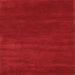 Sideview of Machine Washable Contemporary Red Rug, wshcon122