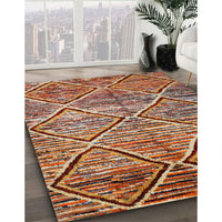 Contemporary Light Copper Gold Modern Rug, con1232