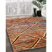 Machine Washable Contemporary Light Copper Gold Rug in a Family Room, wshcon1232