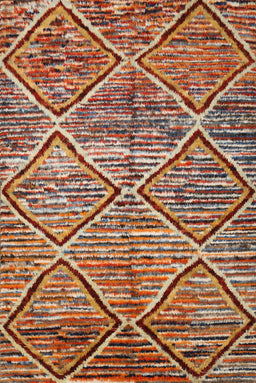 Contemporary Light Copper Gold Modern Rug, con1232