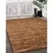 Machine Washable Contemporary Mahogany Brown Rug in a Family Room, wshcon1233