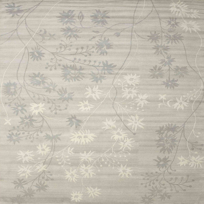 Sideview of Machine Washable Contemporary Sage Green Rug, wshcon1238