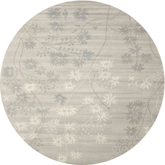 Square Machine Washable Contemporary Sage Green Rug, wshcon1238