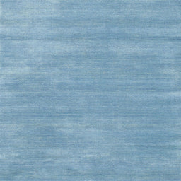 Square Contemporary Denim Blue Modern Rug, con123