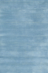 Machine Washable Contemporary Denim Blue Rug, wshcon123