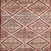 Sideview of Machine Washable Contemporary Brown Rug, wshcon1240
