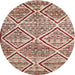 Sideview of Contemporary Brown Modern Rug, con1240