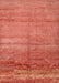 Machine Washable Contemporary Fire Red Rug, wshcon1241