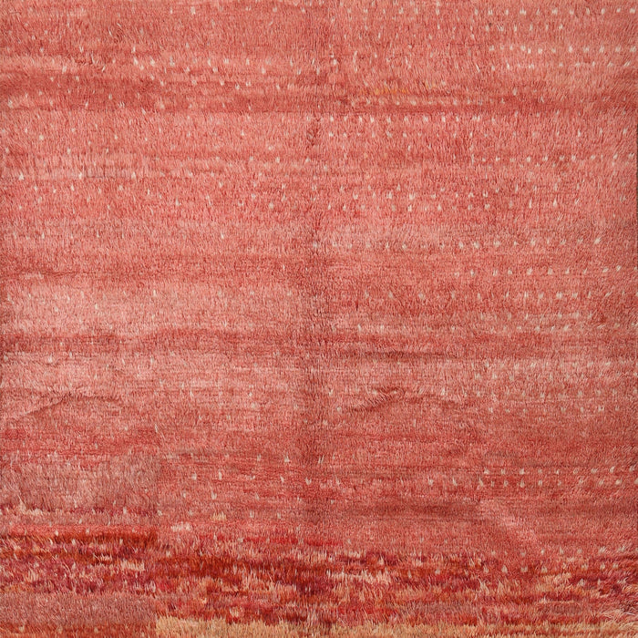 Machine Washable Contemporary Fire Red Rug, wshcon1241