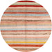 Sideview of Contemporary Brown Southwestern Rug, con1242