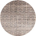 Sideview of Contemporary Rose Pink Modern Rug, con1245