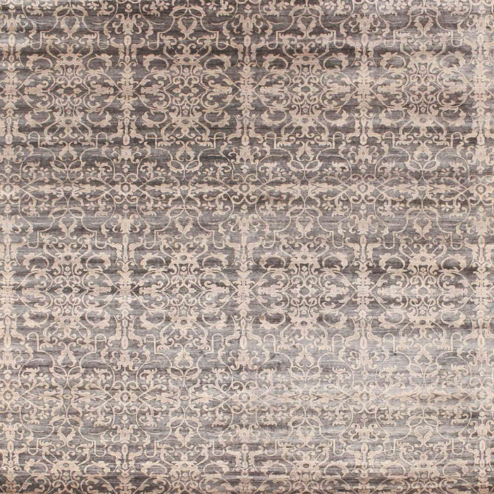 Square Contemporary Rose Pink Modern Rug, con1245