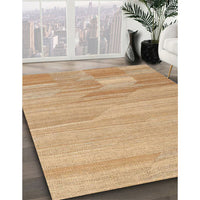 Contemporary Sandy Brown Modern Rug, con1246