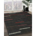 Machine Washable Contemporary Charcoal Black Rug in a Family Room, wshcon1248