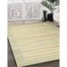 Machine Washable Contemporary Brown Gold Rug in a Family Room, wshcon1249