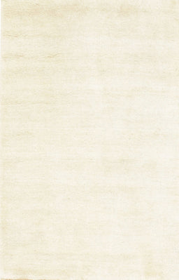 Contemporary Lemon Beige Solid Rug, con124
