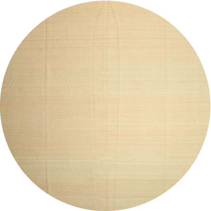 Sideview of Contemporary Brown Gold Solid Rug, con1251