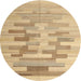 Sideview of Contemporary Brown Modern Rug, con1252