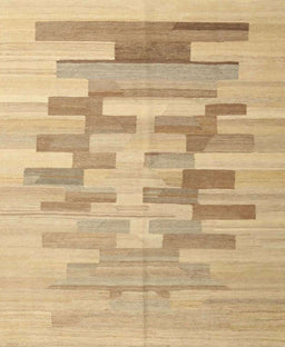 Contemporary Brown Modern Rug, con1252