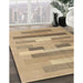 Machine Washable Contemporary Sand Brown Rug in a Family Room, wshcon1255