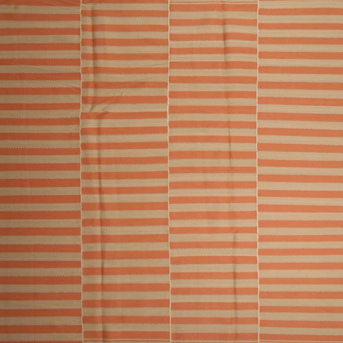 Square Contemporary Orange Red Modern Rug, con1257