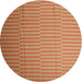 Sideview of Contemporary Orange Red Modern Rug, con1257