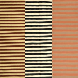 Square Contemporary Saddle Brown Modern Rug, con1258