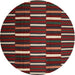 Square Machine Washable Contemporary Red Wine or Wine Red Rug, wshcon1259