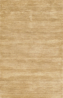 Contemporary Yellow Solid Rug, con125