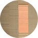 Sideview of Contemporary Sand Brown Modern Rug, con1260