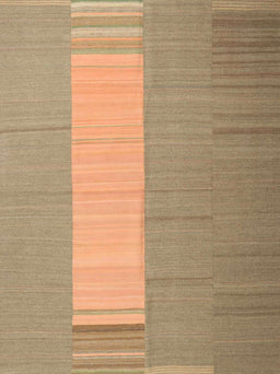 Contemporary Sand Brown Modern Rug, con1260