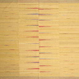 Sideview of Machine Washable Contemporary Orange Rug, wshcon1261