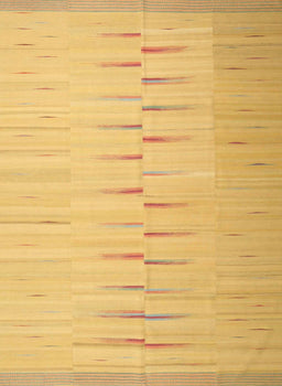 Contemporary Orange Modern Rug, con1261