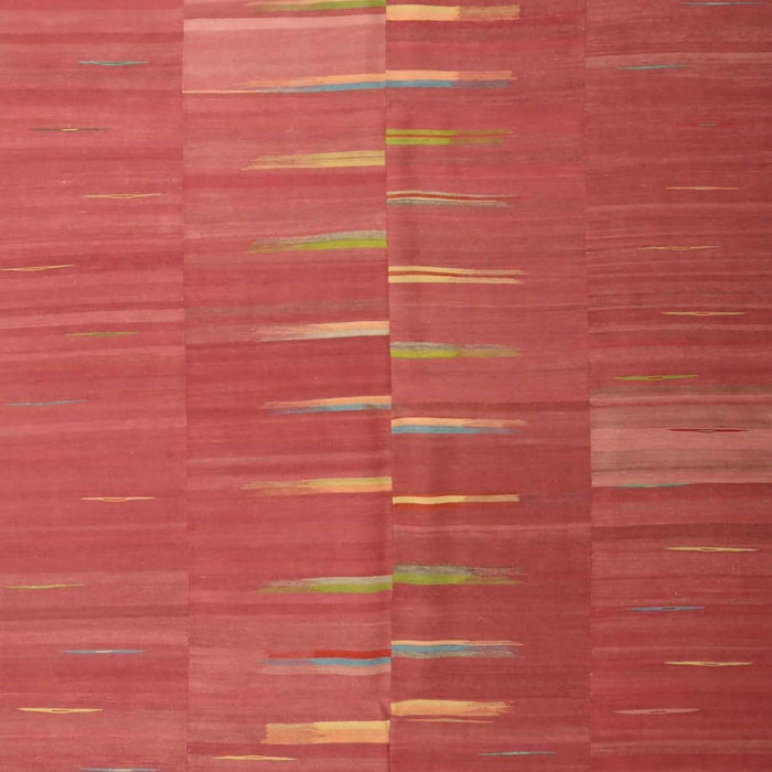 Machine Washable Contemporary Ruby Red Rug, wshcon1262