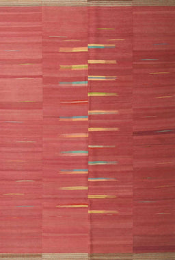 Machine Washable Contemporary Ruby Red Rug, wshcon1264