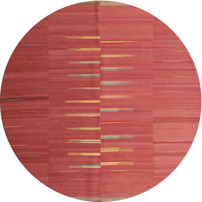 Sideview of Contemporary Ruby Red Oriental Rug, con1264