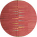 Sideview of Contemporary Ruby Red Oriental Rug, con1264