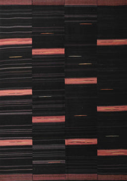 Machine Washable Contemporary Burgundy Brown Rug, wshcon1266